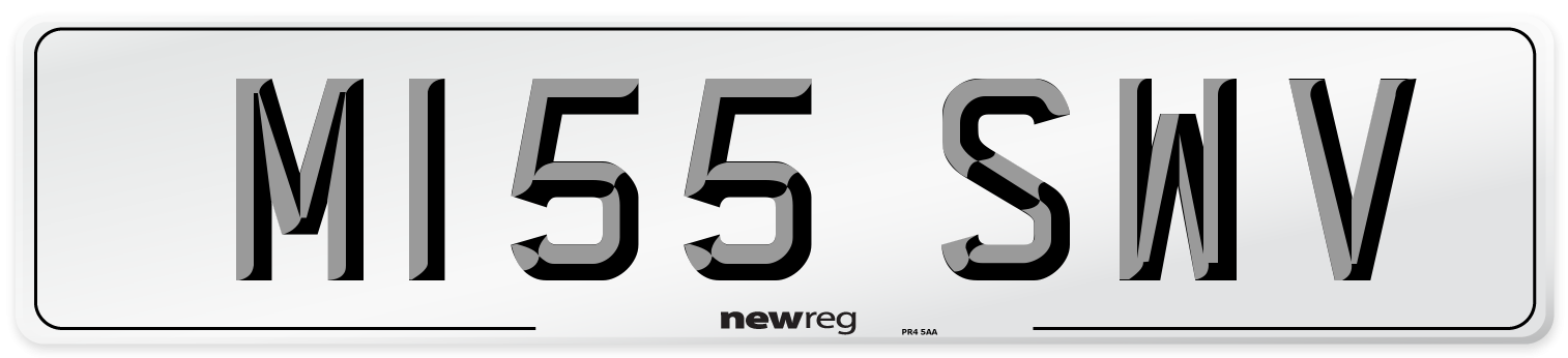 M155 SWV Number Plate from New Reg